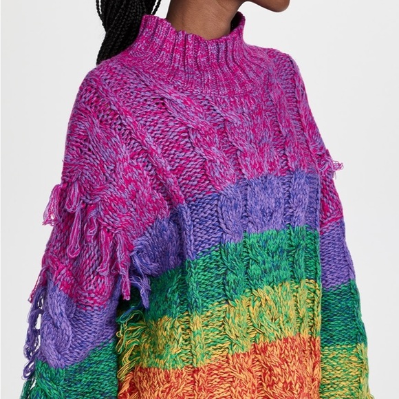 FARM Rio Multicolored Yarn Sweater - Picture 4 of 8